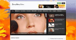 Desktop Screenshot of beautymakeupvideos.com